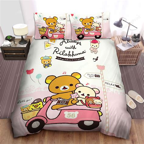 rilakkuma bed set